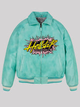 Avirex Hellstar X Leather Bomber Jacket