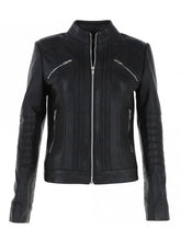 Black Biker Jacket For Women
