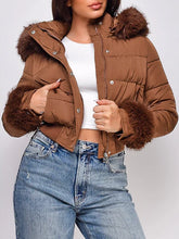 Dope-Thief-Liz-Caribel-Sierra-Brown-Fur-Quilted Jacket
