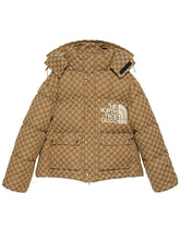Hooded Brown Puffer Jacket