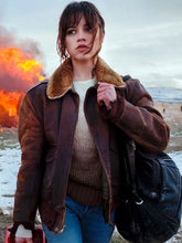 Hurry Up Tomorrow 2025 Jenna Ortega Leather Jacket