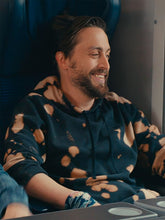 Kieran Culkin Movie A Real Pain Benji Kaplan Black Printed Hoodie