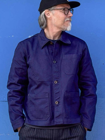 LUsine Bleue Coltin Denim Jacket Blue LUsine Bleue Coltin Denim Jacket Blue