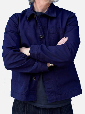 LUsine Bleue Coltin Work Blue Jacket LUsine Bleue Coltin Work Blue Jacket