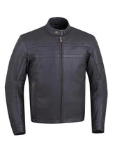 Leather Motorcycle Jacket For Mens