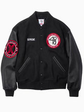 Malcolm X Clockers Capsule Drop Supremex SpikeLee 40 Acres Black Varsity Jacket