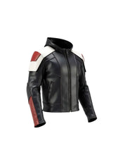 Men’s Premium Panelled Leather Biker Jacket