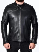 Men’s Real Leather Biker Jacket