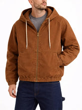 Mens Hooded Denim Jacket