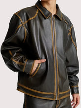 Mimchik Leather Jacket Brown