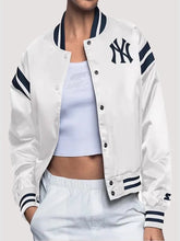 New York Yankees White Starter Varsity Jacket
