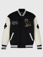 OVO Collegiate Black and White Varsity Jacket