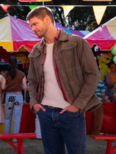 Jon Beavers Paradise 2025 Billy Pace Grey Cotton Field Jacket