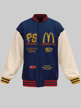Playa Society x McDonalds All American Games Varsity Jacket Blue and White
