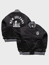Politics Origins New Orleans Super Bowl LIX Bomber Jacket – Black