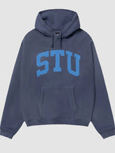 Stussy STU Aplique Hoodie Blue