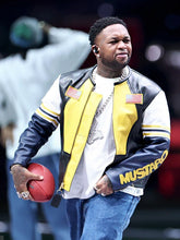 Super Bowl LIX Mustard Vanson Leather Jacket