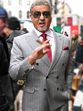 Sylvester Stallone NYC 2025 Grey Blazer
