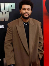 The Weeknd NY Premiere Hurry Up Tomorrow Brown Trench Coat