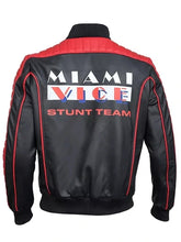 Miami Vice Stunt Team Ryan Gosling Black Leather Jacket