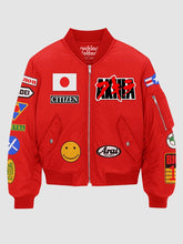 Unisex Neo-Tokyo Akira Bomber Jacket Red