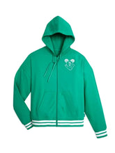 Women Disneyland Green Varsity Hoodie