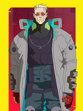 Cyber-Punk Weak Kingsley Grey Leather Coat