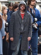 Matt Hagen Grey Plaid Wool Coat