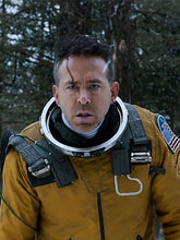 Ryan Reynolds Flight jacket close up snowy outdoor scene