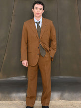 The Odyssey 2026 Elliot Page Brown Suit