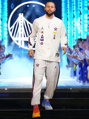NBA All Star 2025 Showtime Weekend White Tracksuit