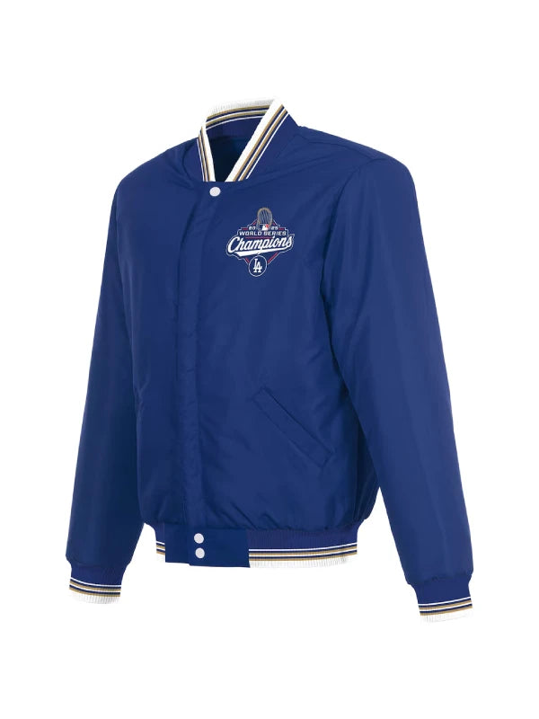 Dodgers reversible royal blue jacket patch