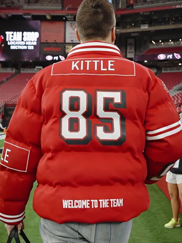 OffSeason Kristin Juszczyk 49ers Puffer Jacket