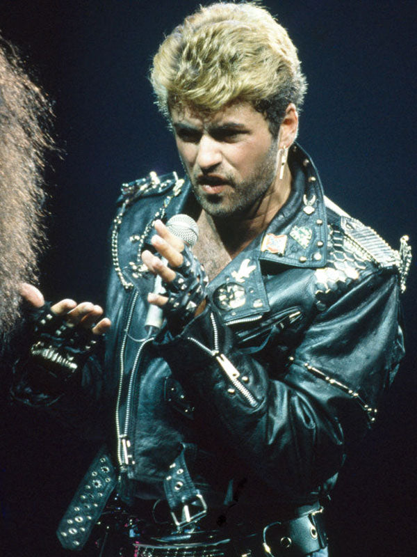 80s rockstar George Michael jacket