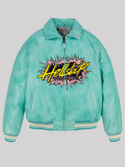 Avirex Hellstar X Leather Bomber Jacket