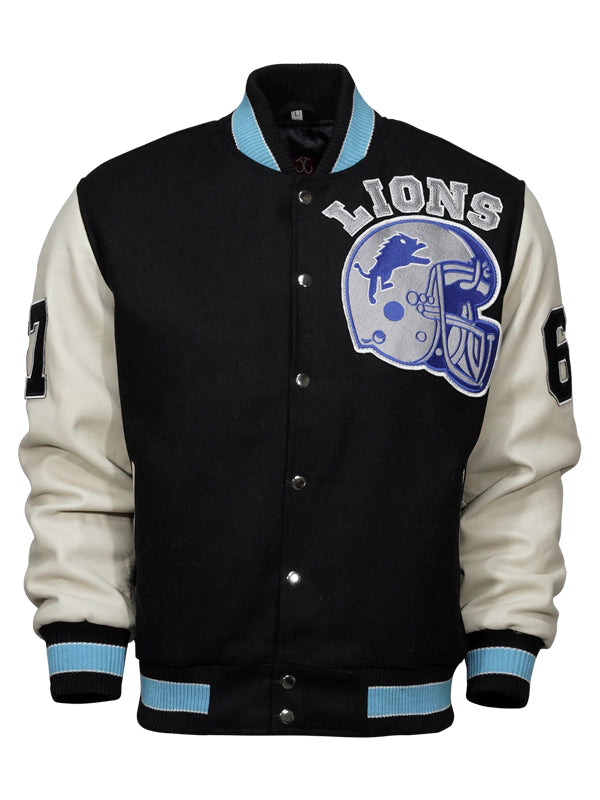 Axel Foley Detroit Lions Varsity Jacket