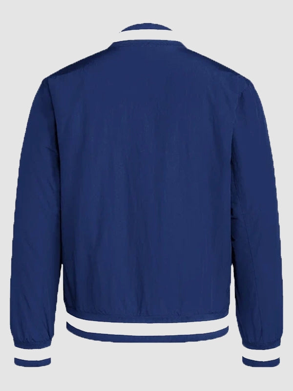 Adidas Dugout Coaches Bomber Jacket Blue