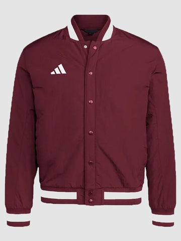 Adidas Dugout Coaches Jacket Maroon