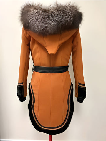 North of North 2025 Anna Lambe Siaya Orange Coat
