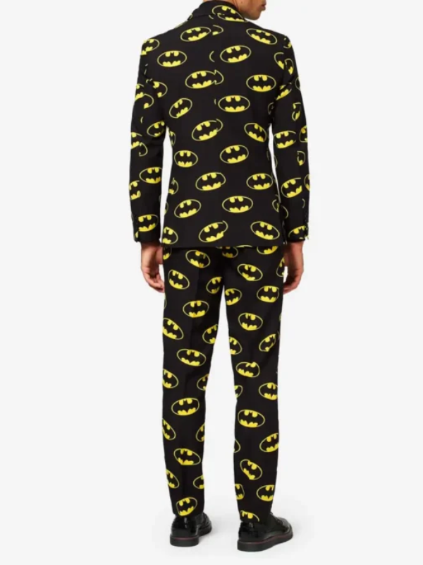 Batman men's bat emblem two piece outfit