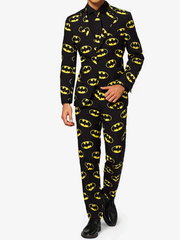 Batman printed blazer trousers and tie set