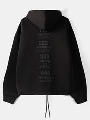 Bershka Zip Up Slogan Hoodie Black