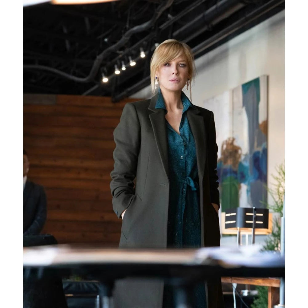 Beth Dutton Yellowstone S03 Long Trench Coat