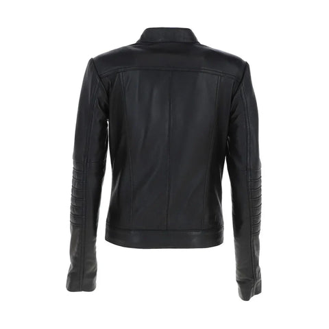 Biker Black Real Leather Jacket