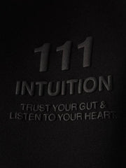 Black Bershka Zip Up Slogan Hoodie