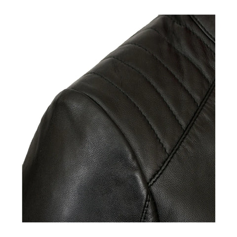 Biker Black Genuine Leather Jacket