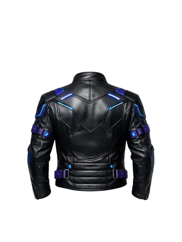 Black Leather Biker Jacket