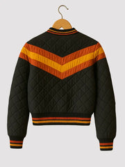 Quilted Bomber Jacket