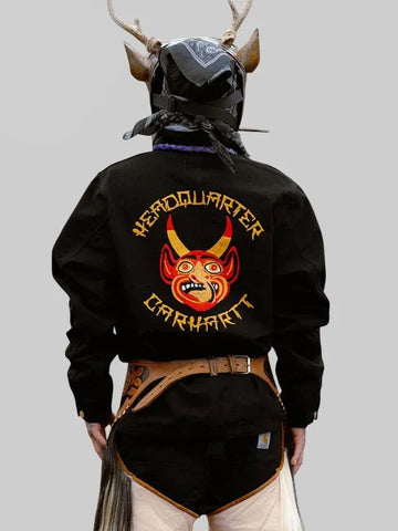Black headquarter x carhartt Jacket