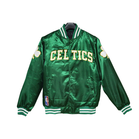 Boston Celtics Starter Green Bomber Jacket